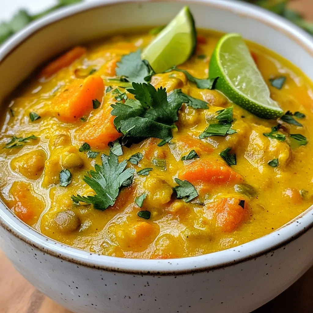 Coconut Curry Lentil Soup Hearty and Flavorful Delight