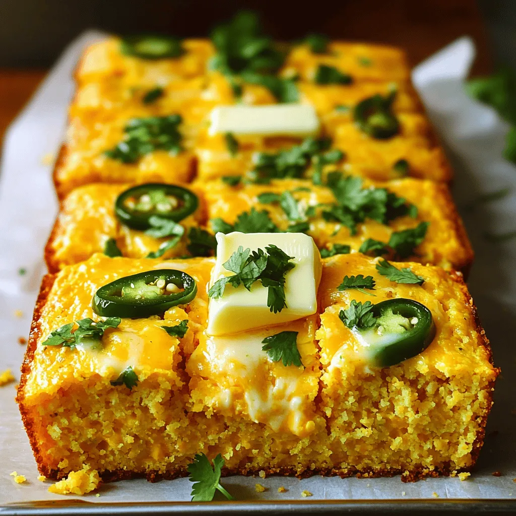 Cheesy Jalapeño Cornbread Tasty and Simple Recipe