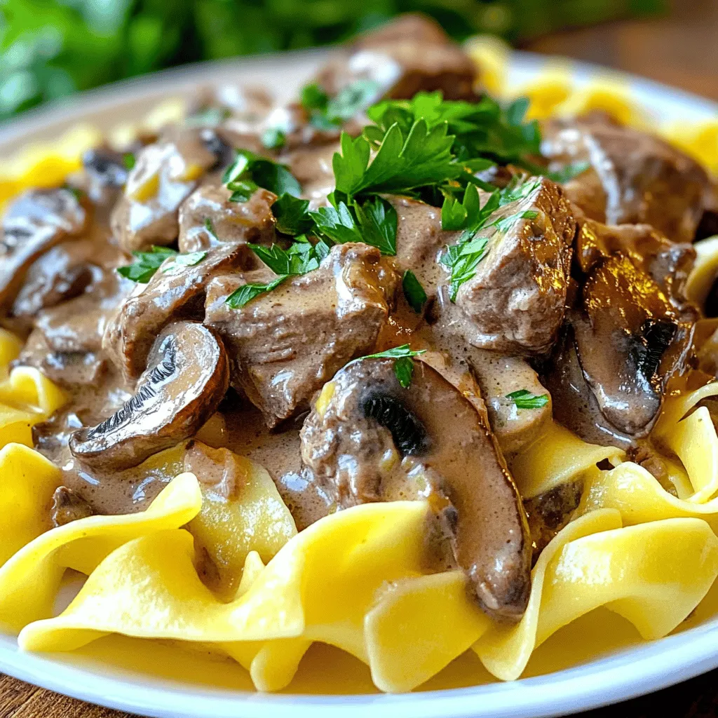 7. Classic Beef Stroganoff Delicious Comfort Food Recipe