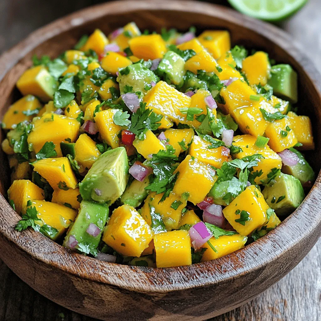 Mango Avocado Salsa Flavorful and Fresh Delight