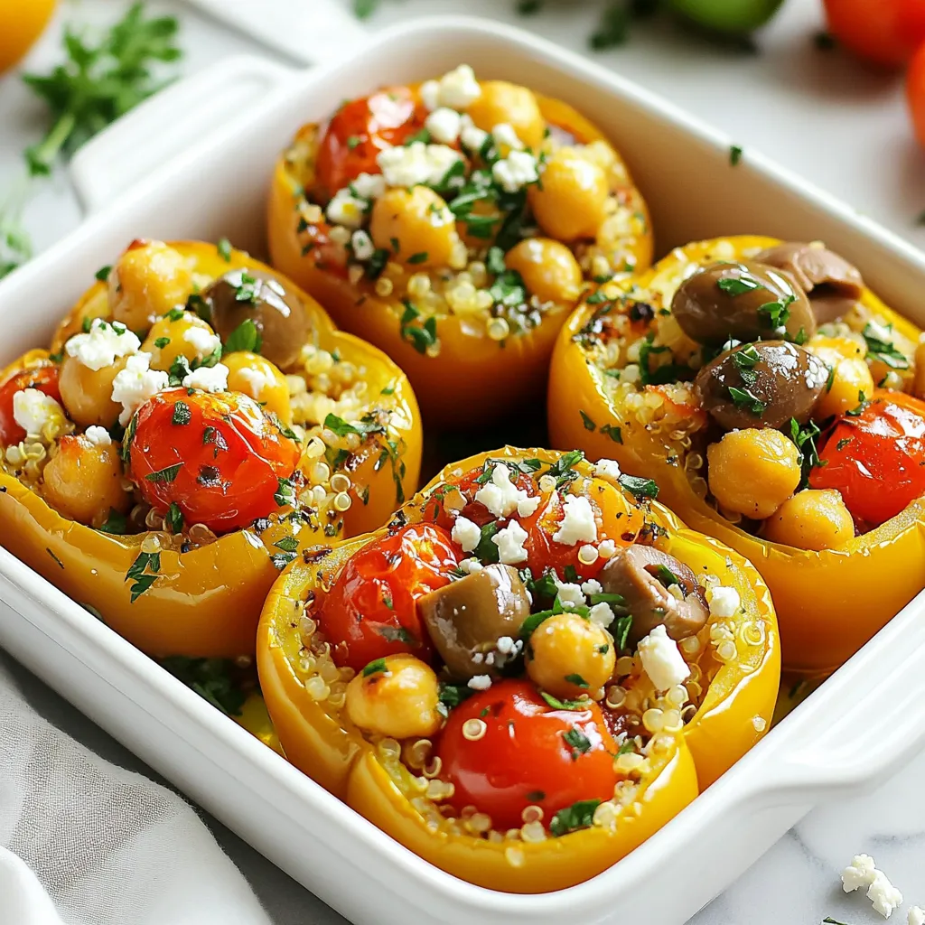 Mediterranean Stuffed Peppers Flavorful and Easy Meal