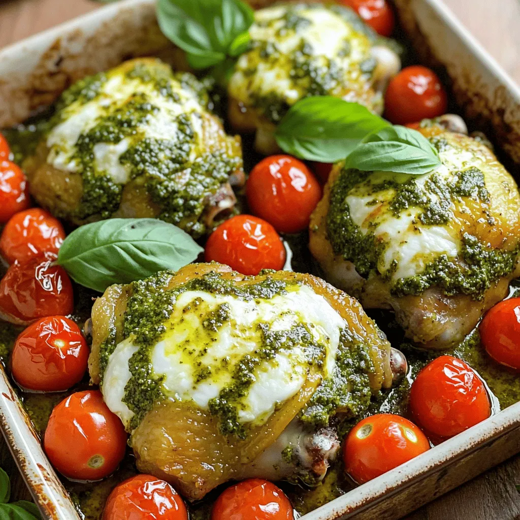 Baked Pesto Chicken Thighs Juicy and Flavorful Dish