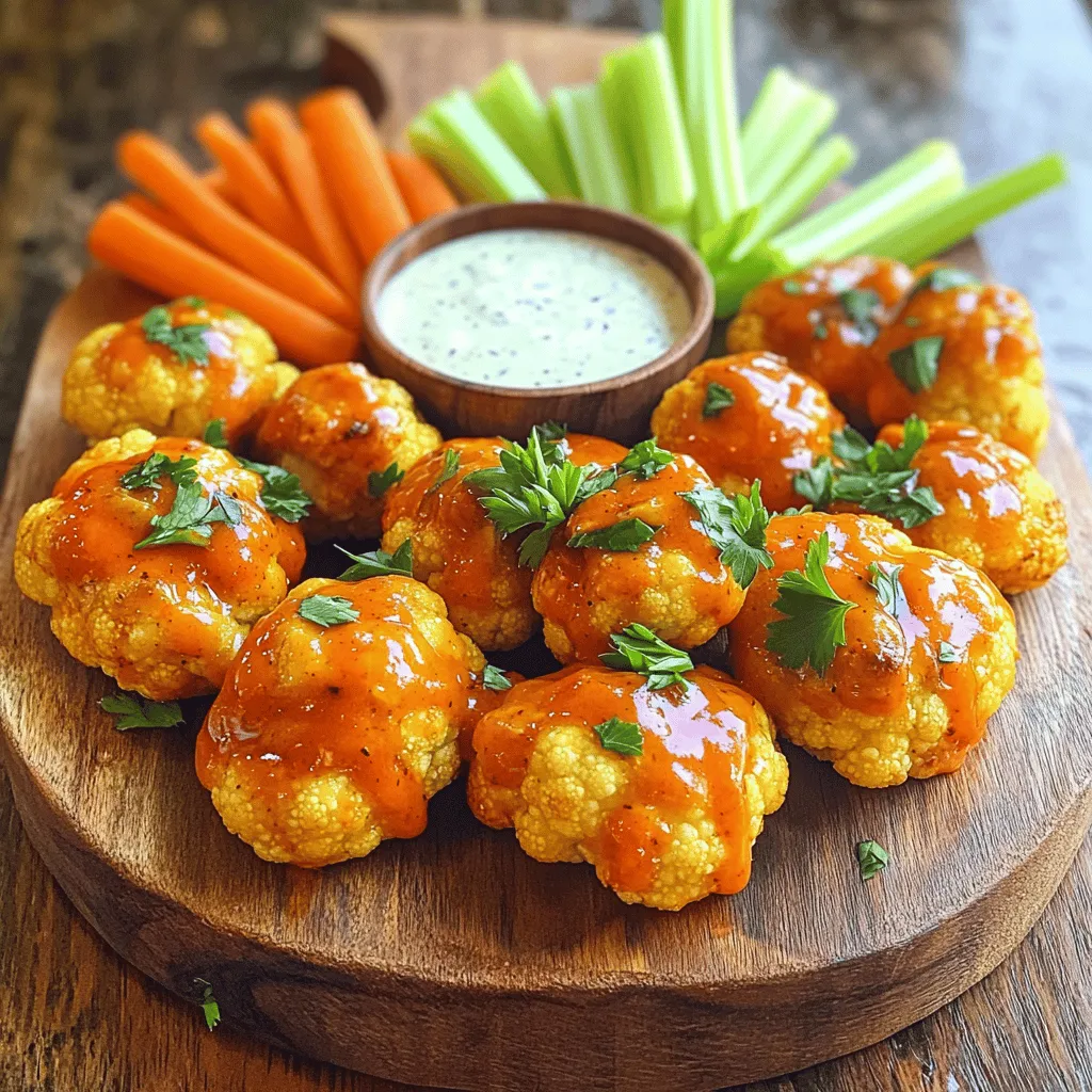 Buffalo Cauliflower Wings Flavorful Healthy Delight