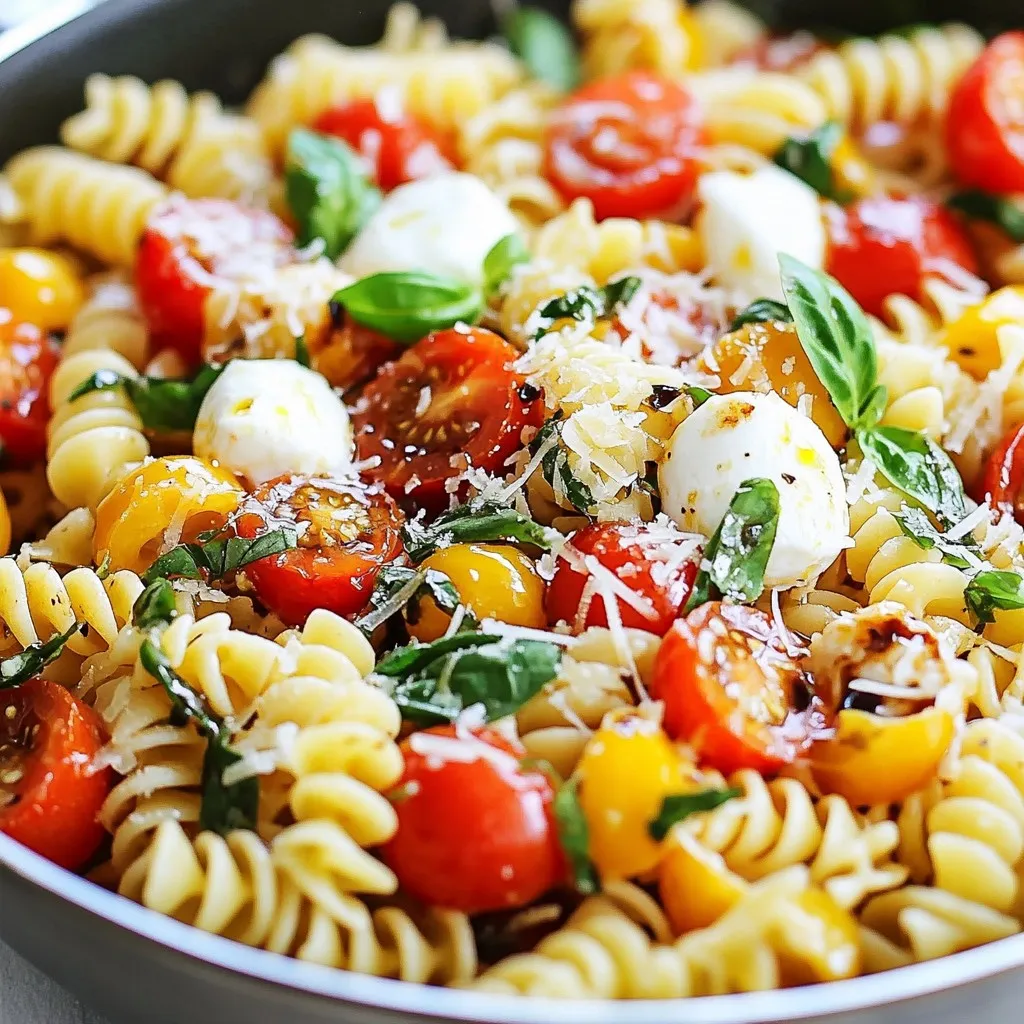 Caprese Pasta Skillet Flavorful One-Pan Meal