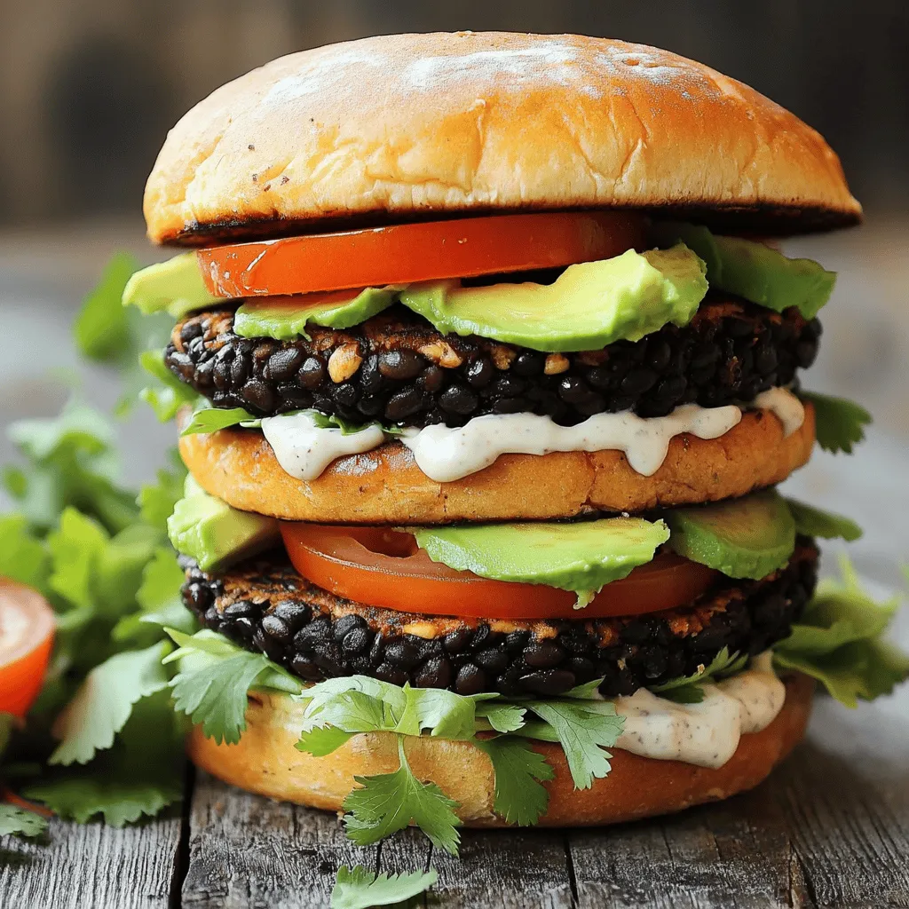 Spicy Black Bean Burgers Tasty and Easy Recipe