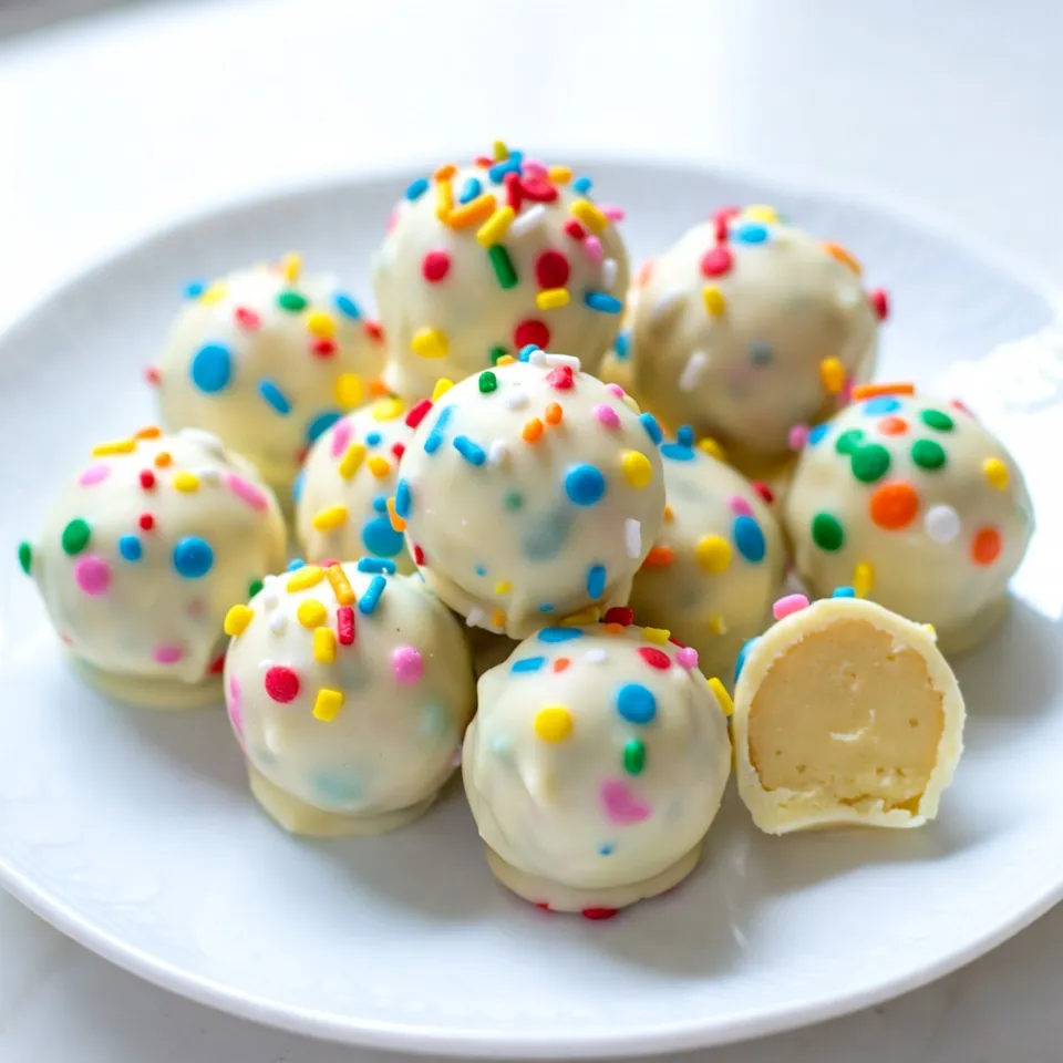 Funfetti Sugar Cookie Truffles Delightful and Cute Treat