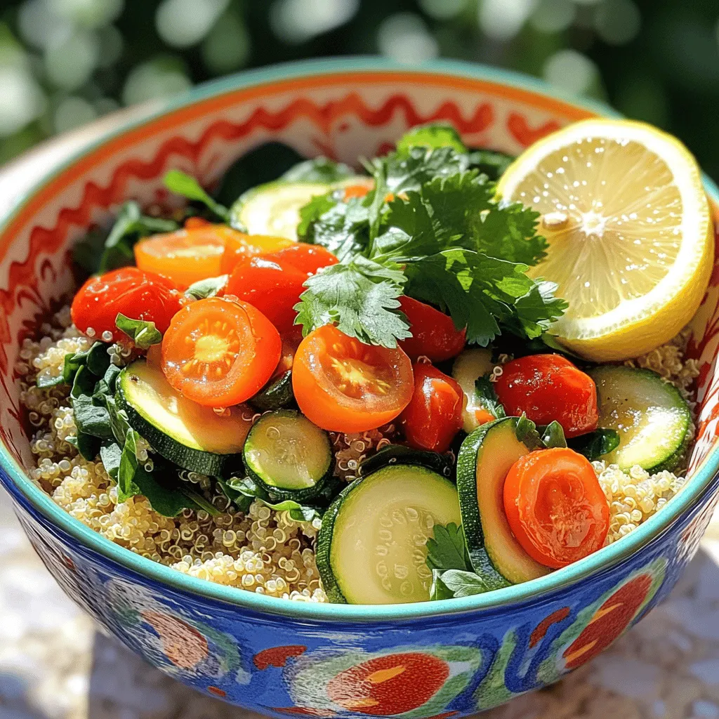 Savory Quinoa and Veggie Bowl Simple and Healthy Meal