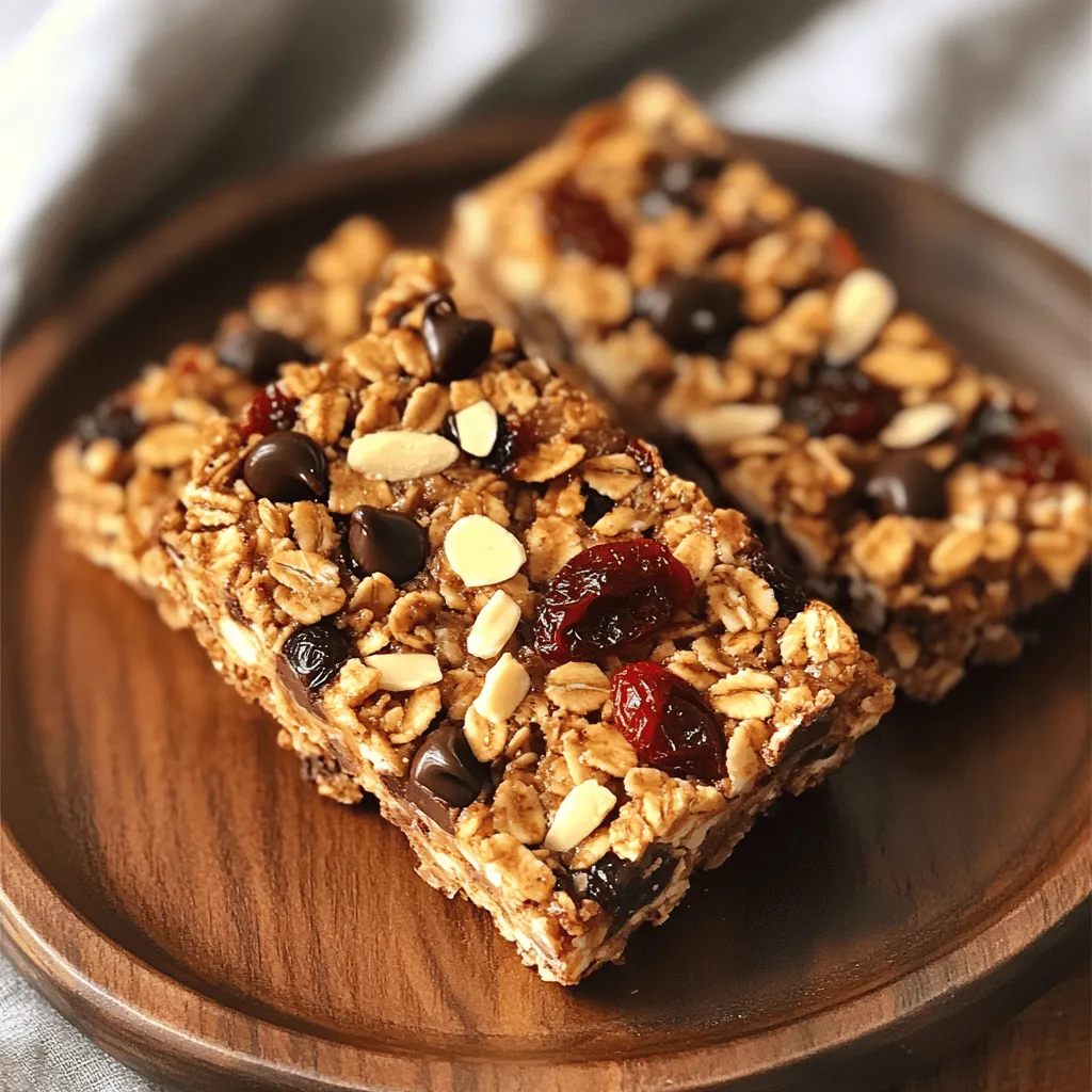 Cherry Chocolate Chip Granola Bars Delightful Snack