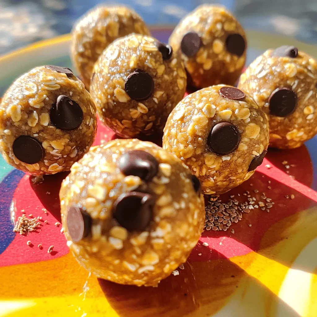 Almond Butter Energy Balls Easy Healthy Snack Idea