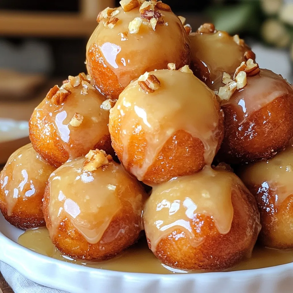 Maple Glazed Donut Holes Delightful Sweet Treat