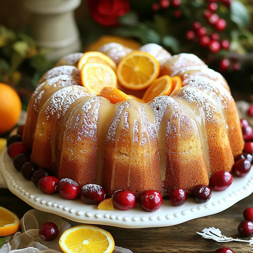 Cranberry Orange Bundt Cake Delightful and Easy Recipe