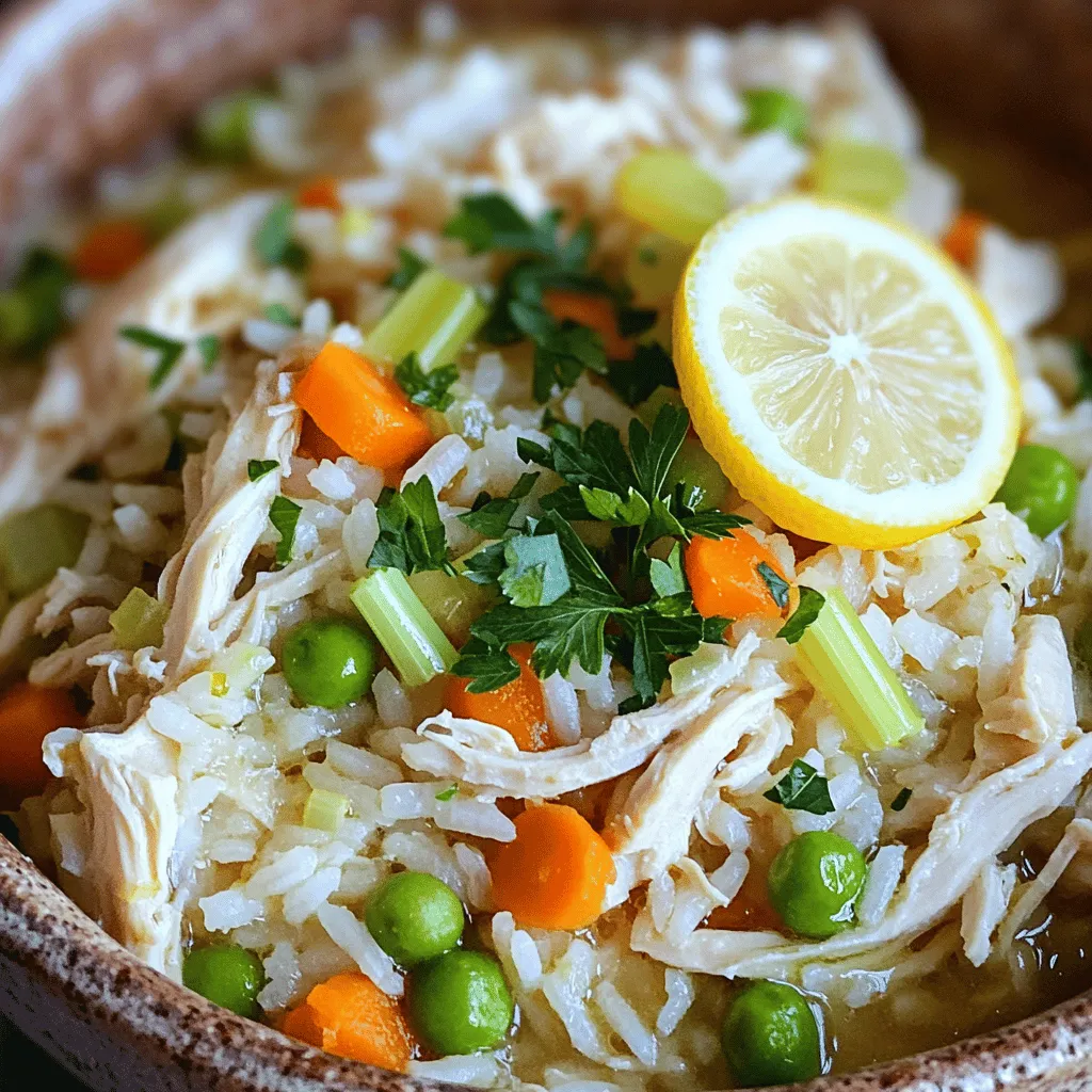 Chicken and Rice Soup Comforting and Simple Recipe