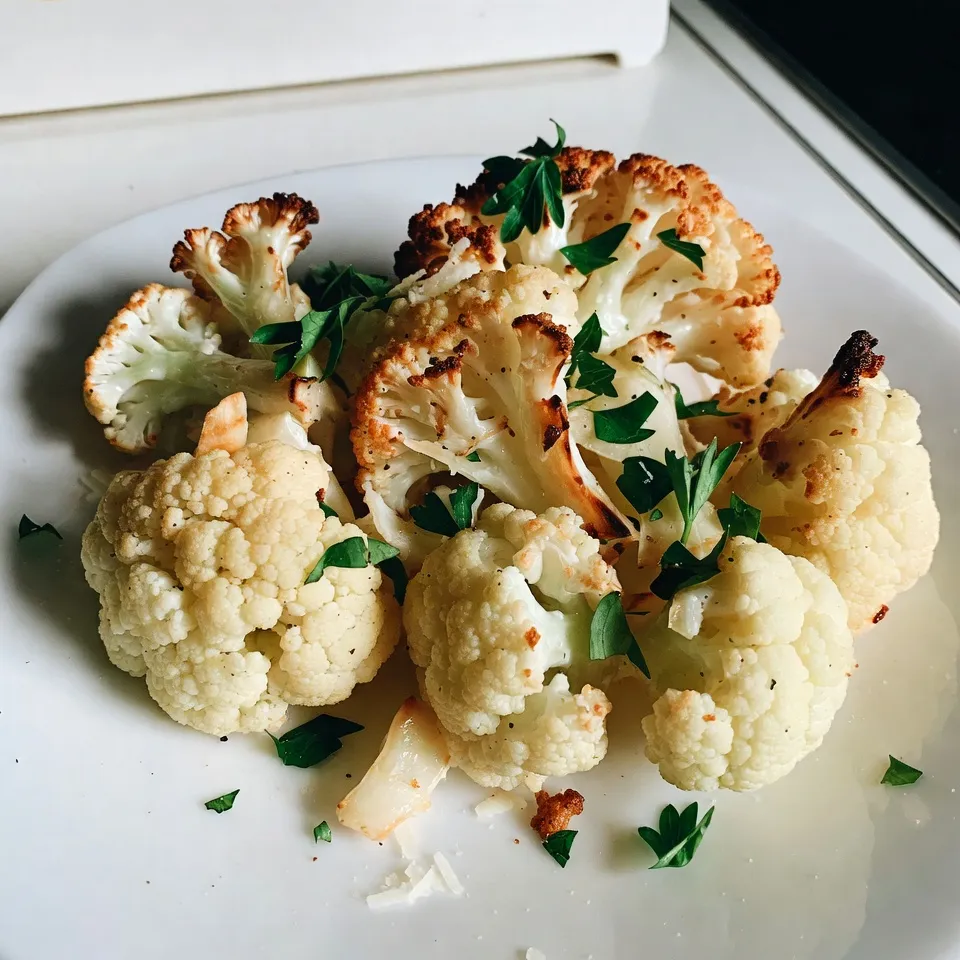 Garlic Parmesan Roasted Cauliflower Flavor Boost Recipe