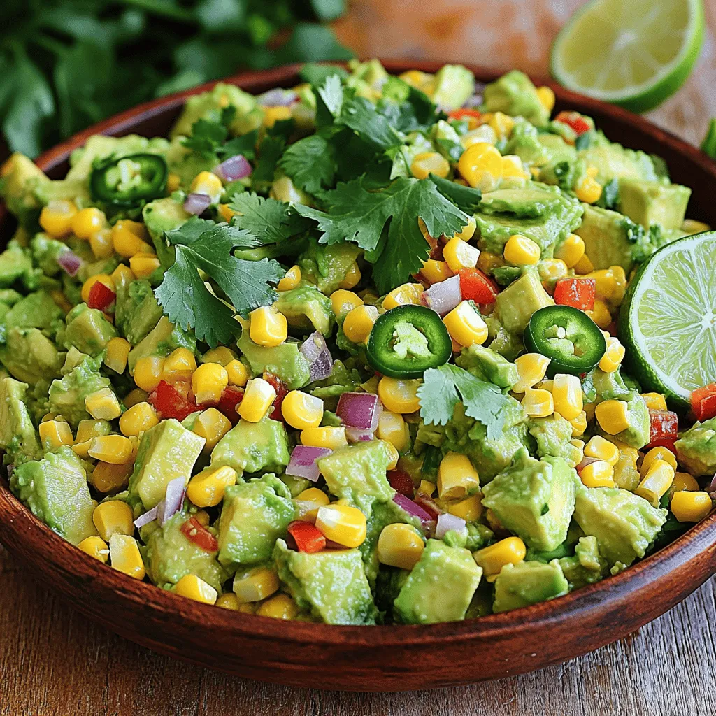 Avocado Corn Salad Fresh and Flavorful Delight