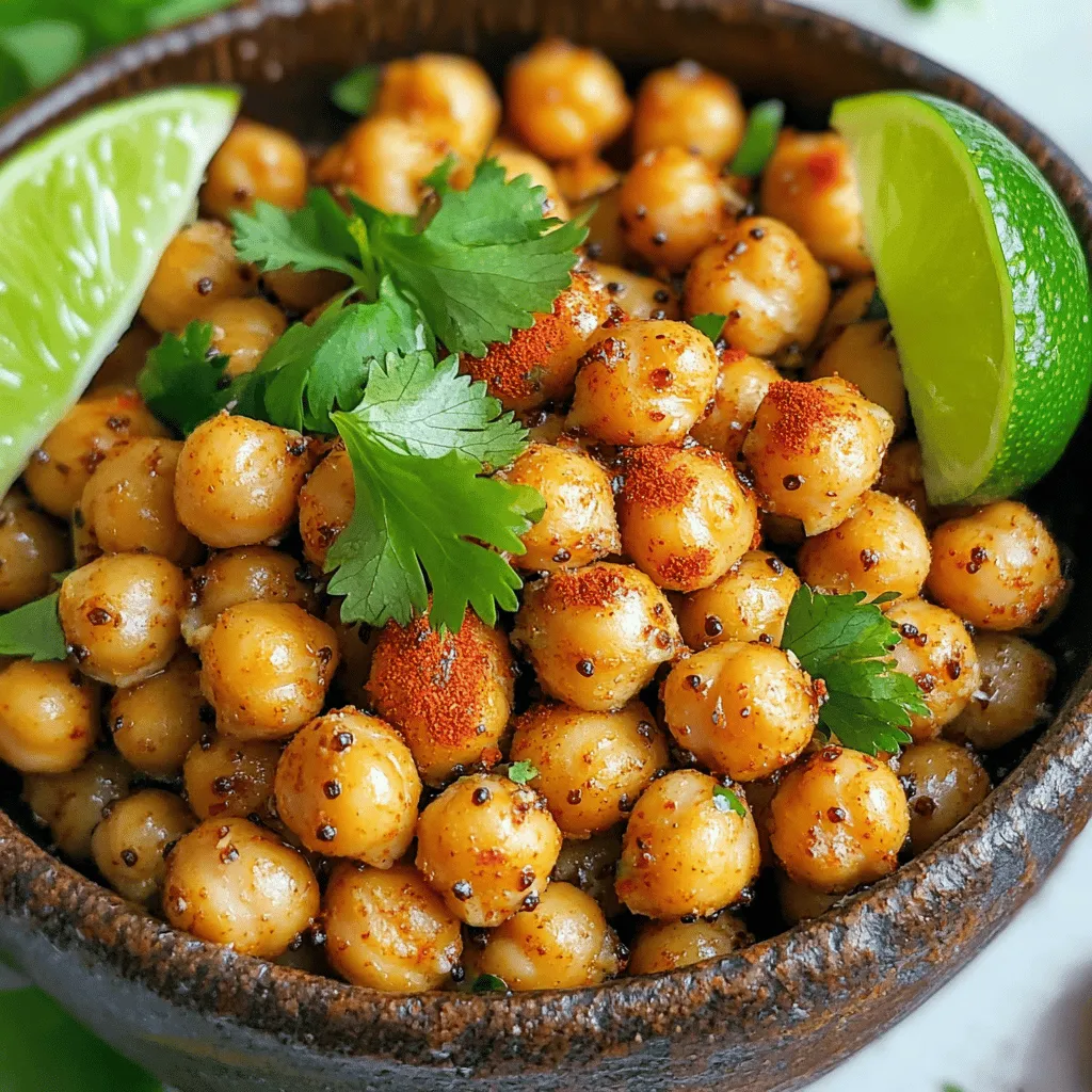 Chili Lime Roasted Chickpeas Flavorful Snack Idea