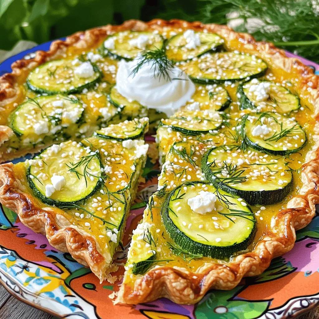 Zucchini and Feta Pie Flavorful and Easy Recipe