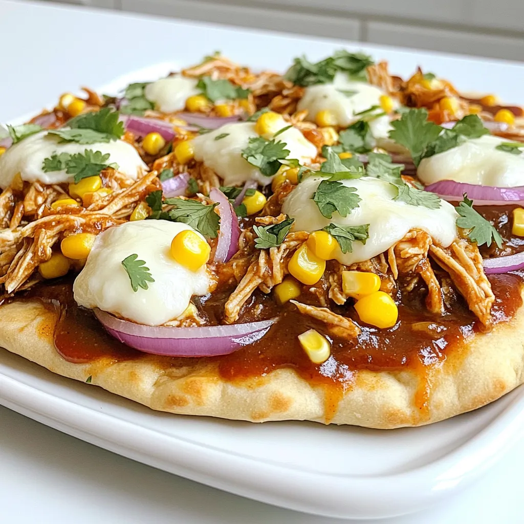Savory BBQ Chicken Flatbread Easy and Tasty Recipe