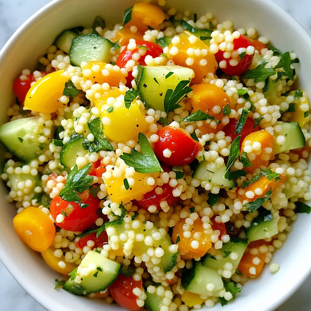 Lemon Herb Couscous Salad Fresh and Flavorful Delight