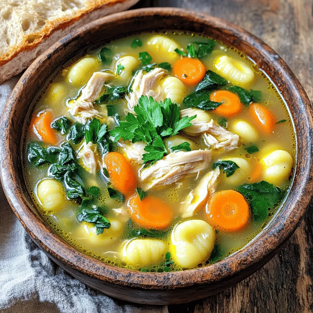 Chicken and Gnocchi Soup Hearty and Comforting Meal