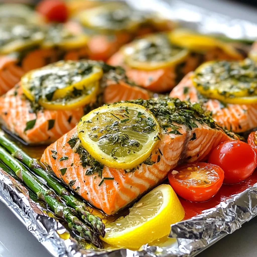 Herb Butter Salmon Foil Packets Flavorful and Easy Meal