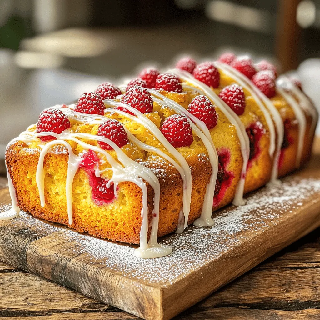 Raspberry Lemon Loaf Delicious and Easy Recipe Treat