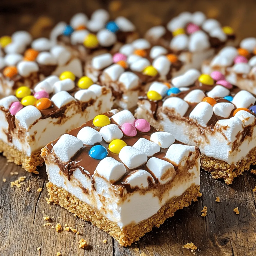 No Bake S’mores Bars Easy and Delicious Treat