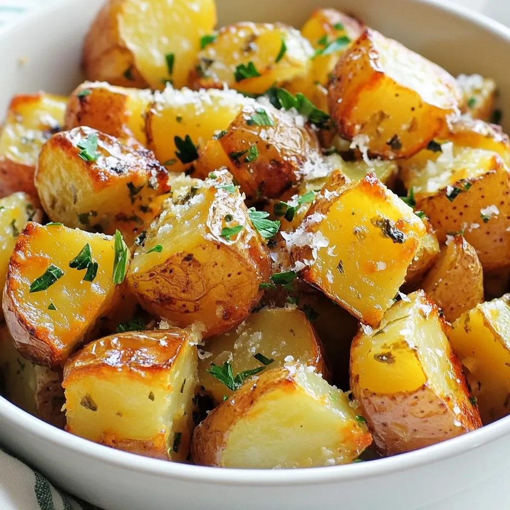 Parmesan Herb Roasted Potatoes Crisp and Flavorful Dish