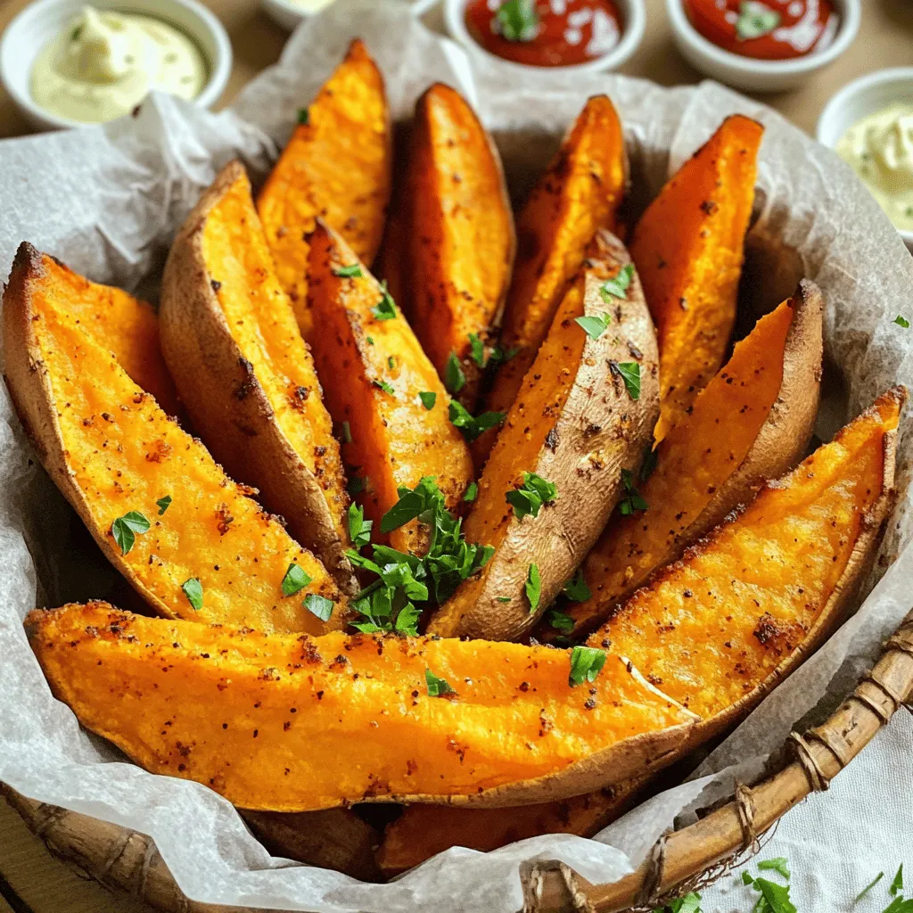 Crispy Sweet Potato Wedges Perfectly Roasted Treat