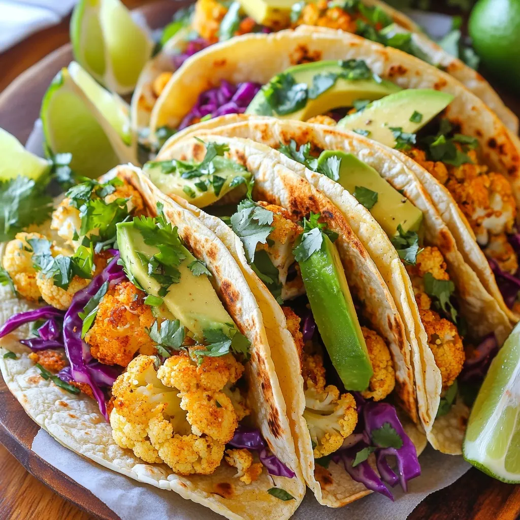Roasted Cauliflower Tacos Flavorful and Simple Meal