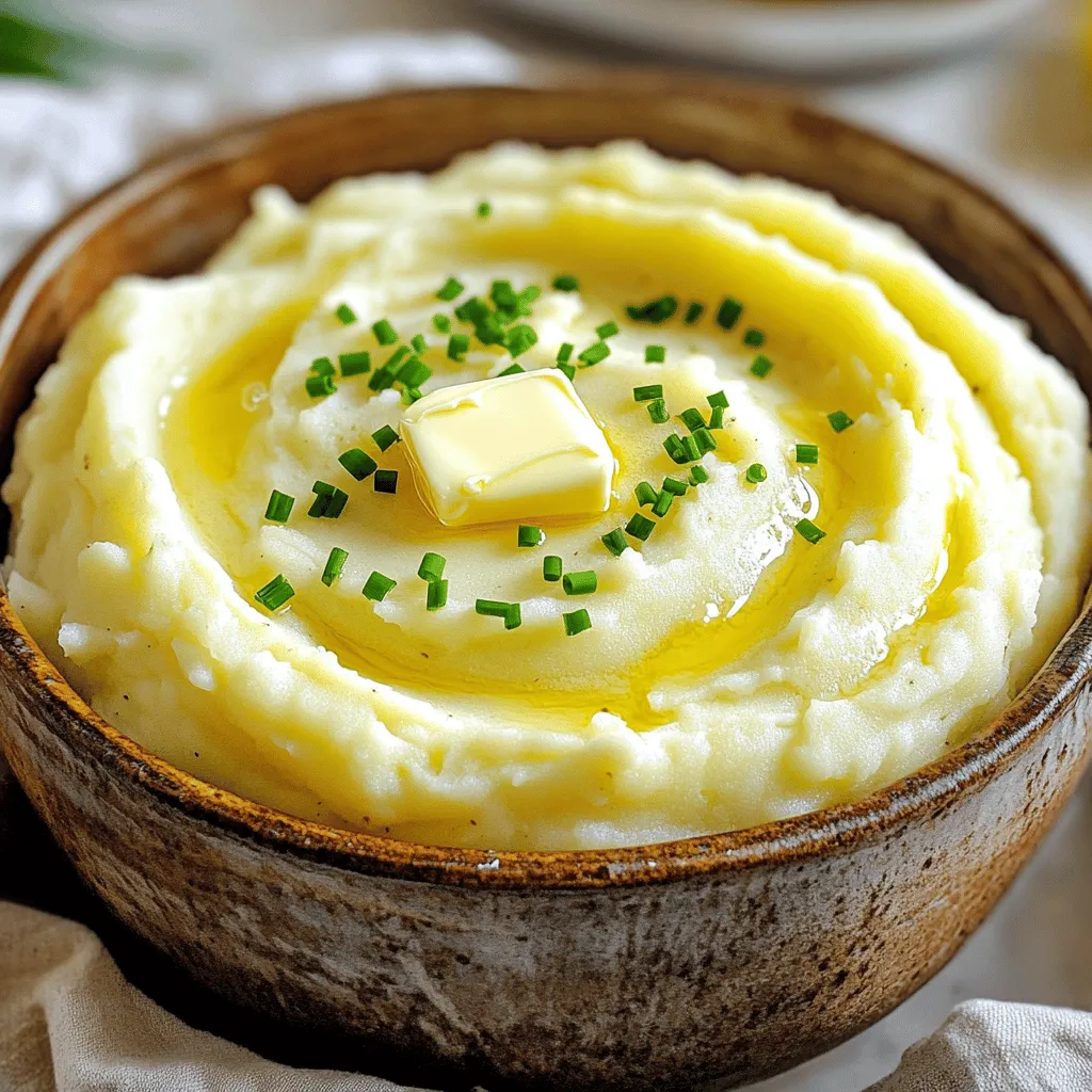 Creamy Garlic Mashed Potatoes Rich and Flavorful Dish