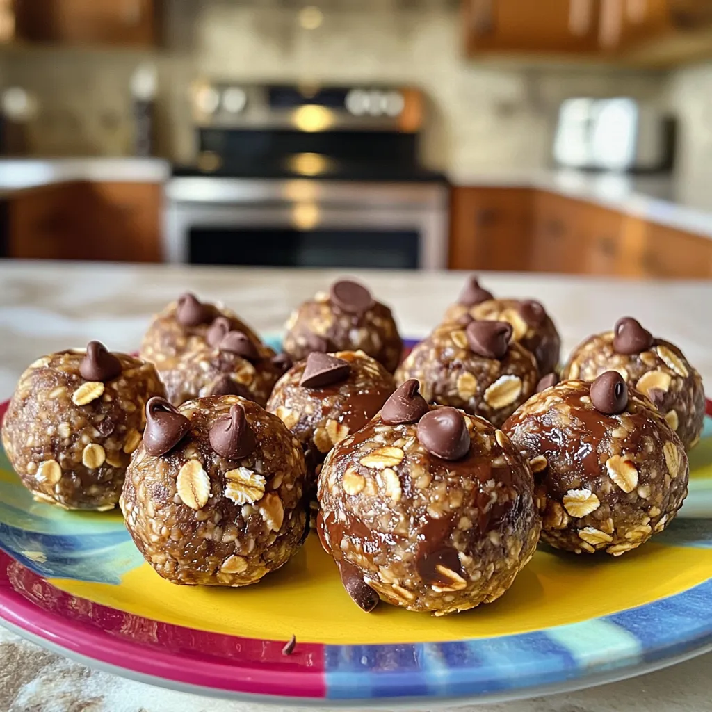 No Bake Peanut Butter Cup Energy Balls Easy Recipe