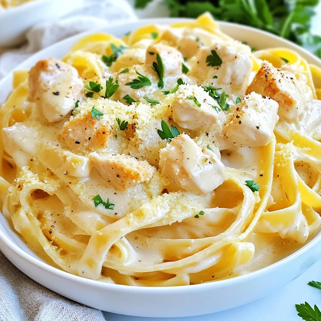 Instant Pot Chicken Alfredo Creamy and Easy Recipe