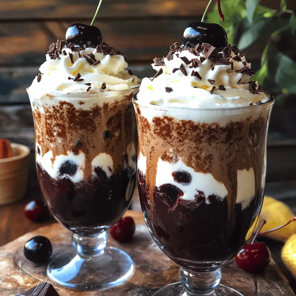 Black Forest Shake Delightful and Creamy Treat