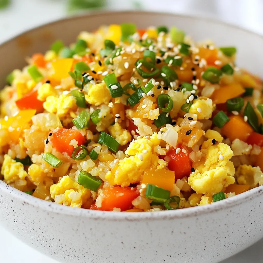 Cauliflower Fried Rice Flavorful and Healthy Recipe