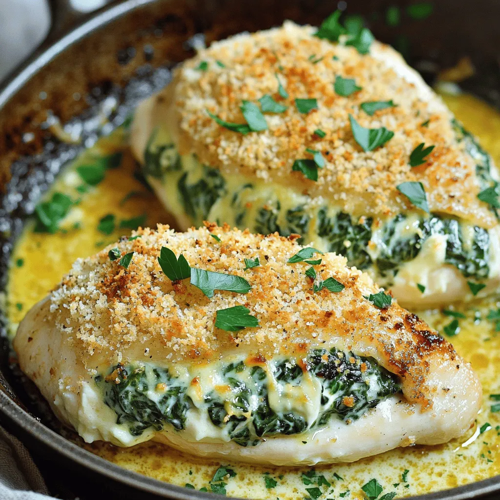 Creamy Spinach Stuffed Chicken Delightful Dinner Idea