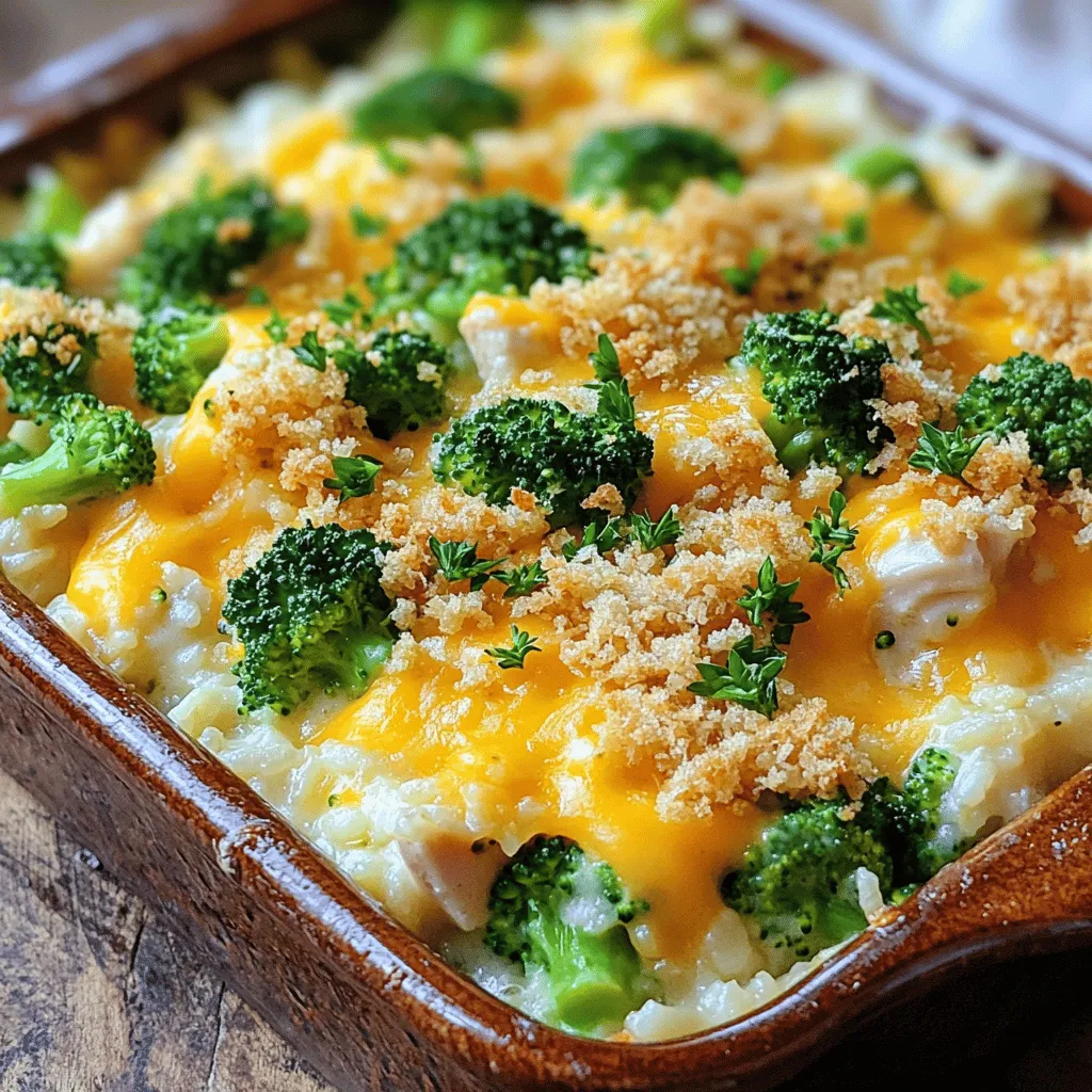 Savory Chicken Broccoli Rice Casserole Easy Recipe