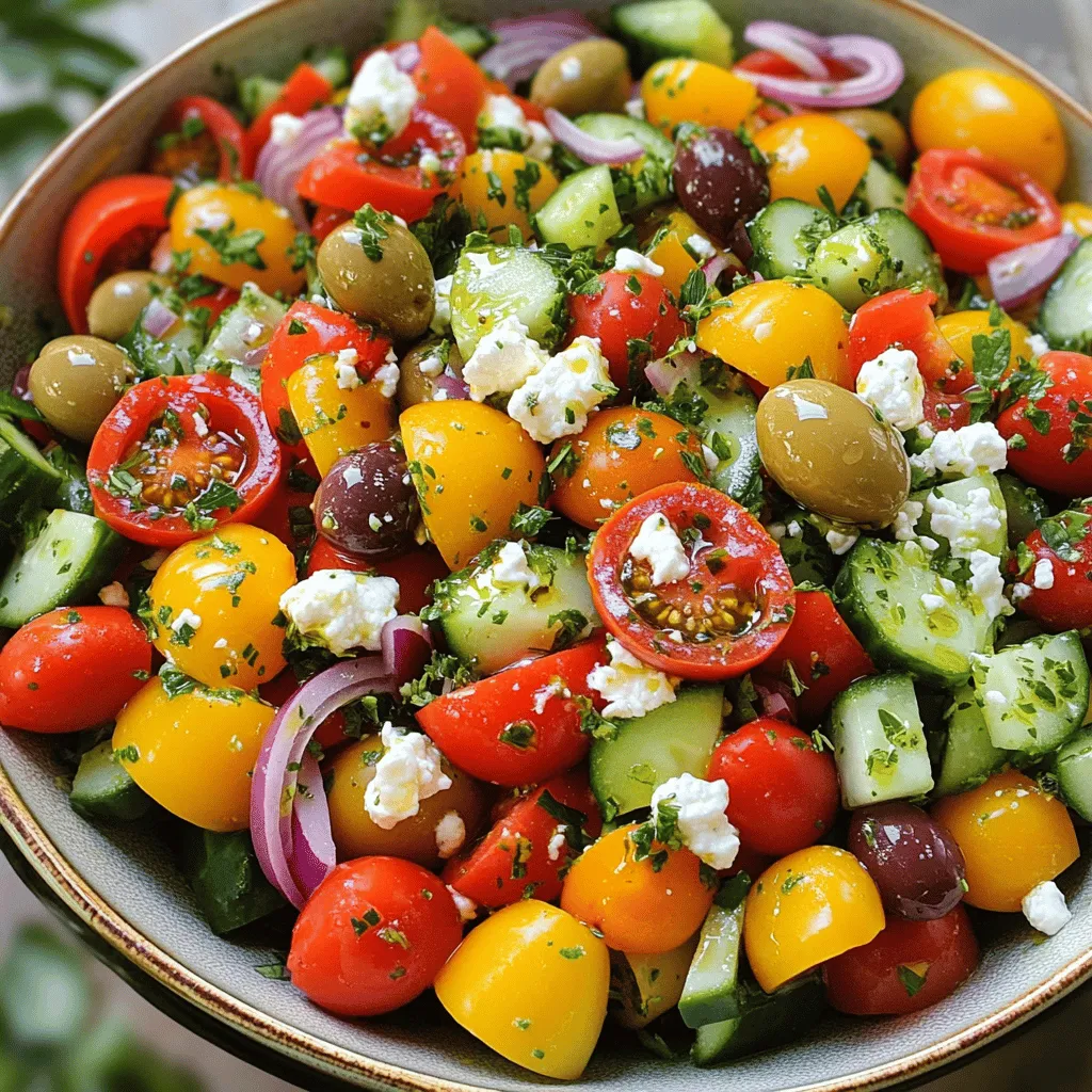 Easy Greek Salad Fresh and Flavorful Delight
