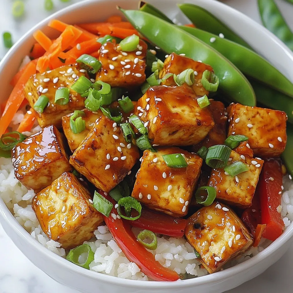 Chili Garlic Tofu Bowls Crisp and Flavorful Delight