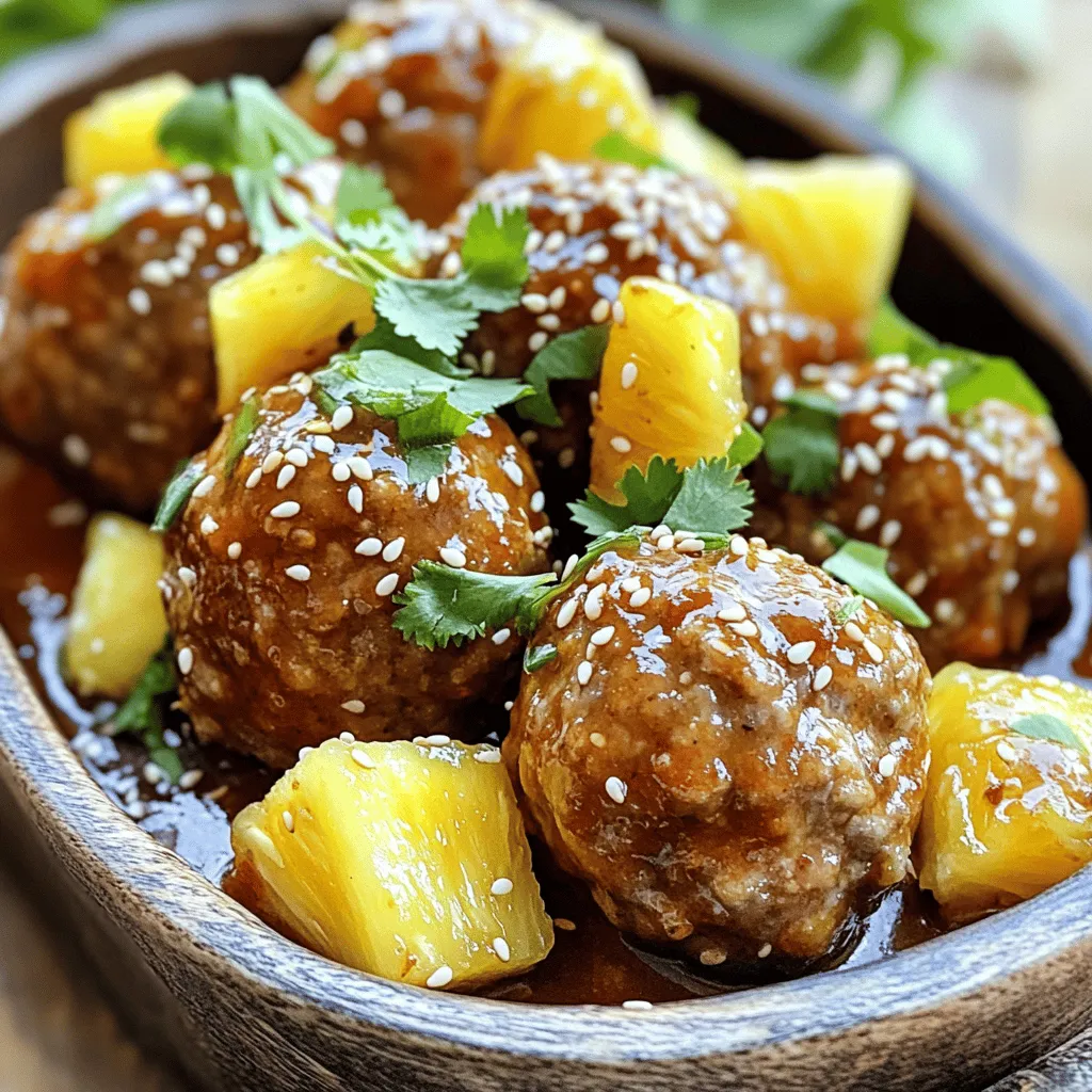Sweet Chili Pineapple Meatballs Flavorful and Easy Recipe