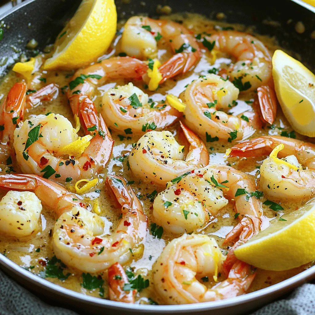 Garlic Butter Lemon Shrimp Quick and Tasty Delight