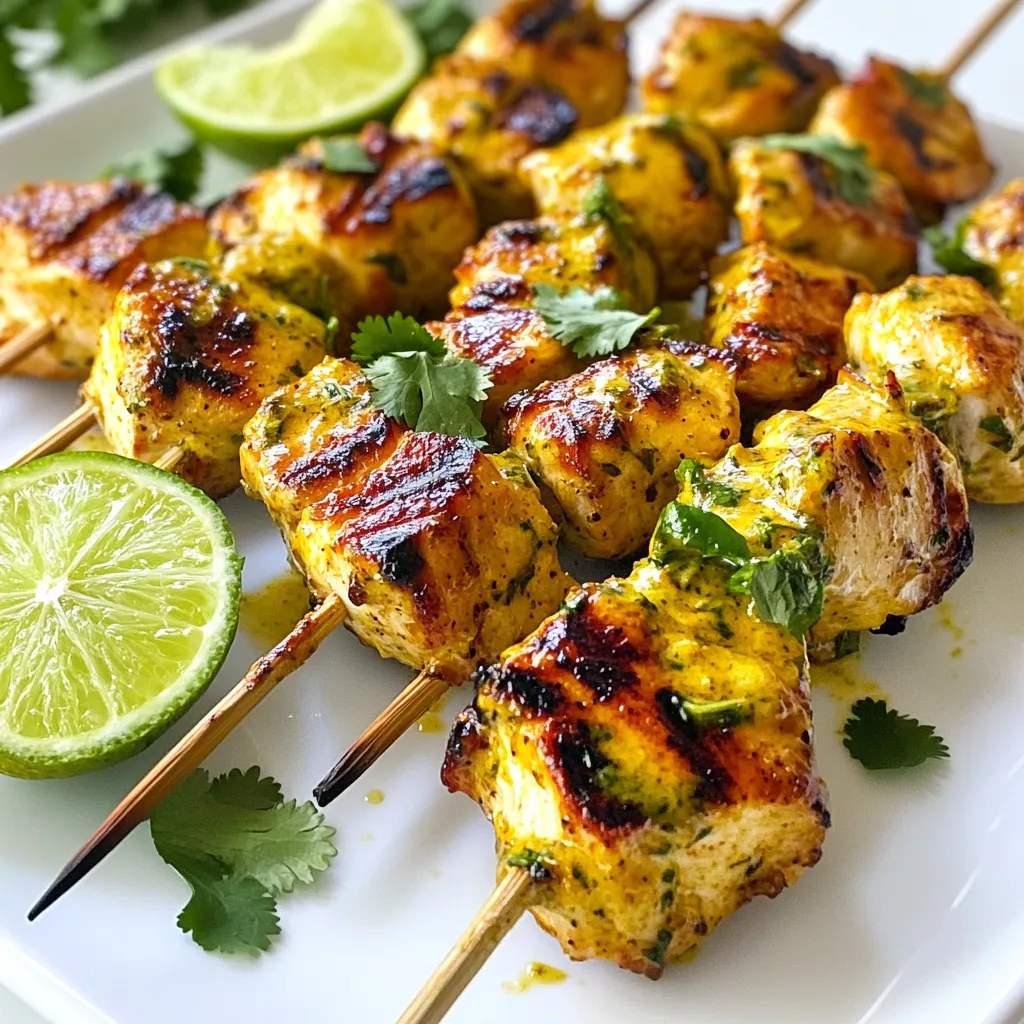 Coconut Lime Chicken Skewers Flavorful and Easy Recipe