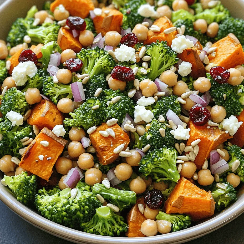 Sweet Potato Broccoli Salad Fresh and Flavorful Dish