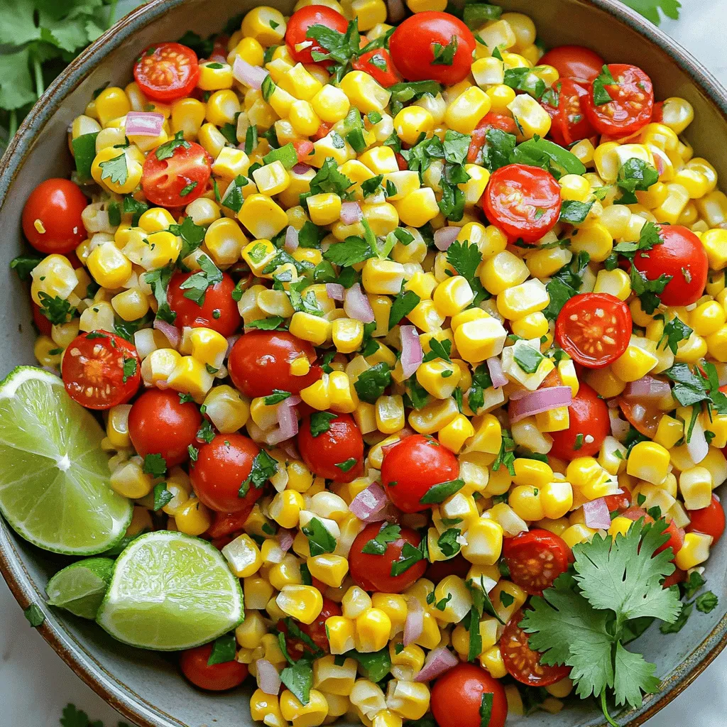 Zesty Corn Salad Flavorful and Fresh Recipe Guide