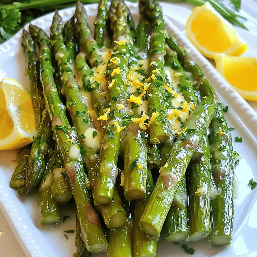 Lemon Butter Asparagus Quick and Flavorful Dish