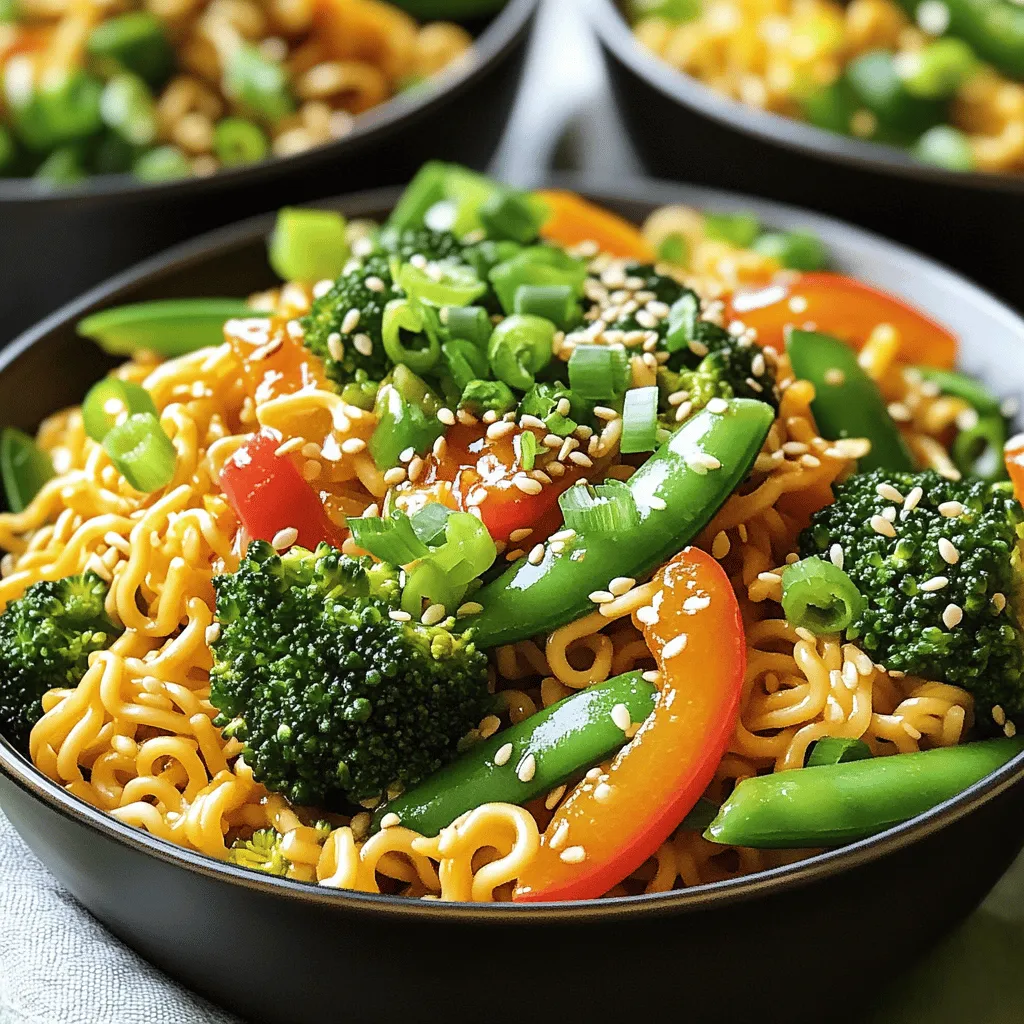 Spicy Ramen Noodle Stir Fry Quick and Tasty Recipe