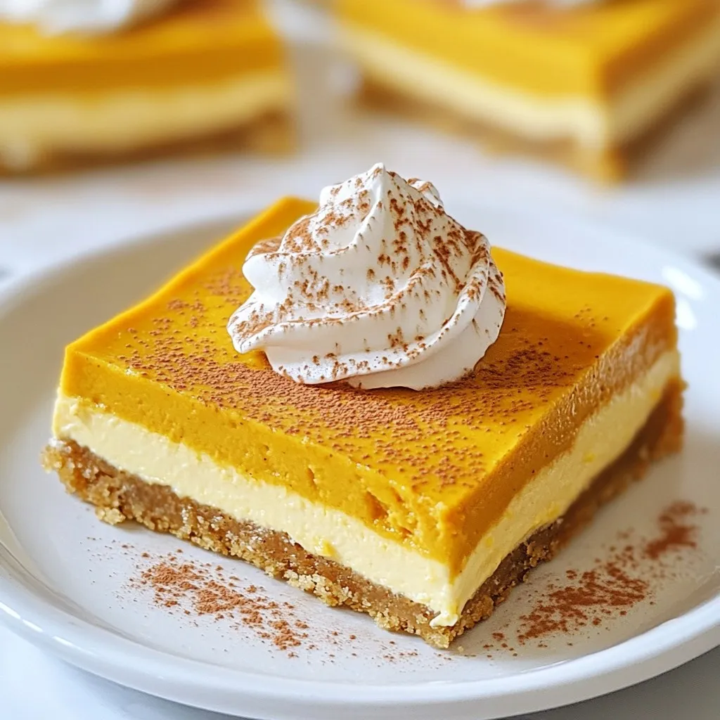 Pumpkin Spice Cheesecake Bars Irresistible Fall Treat