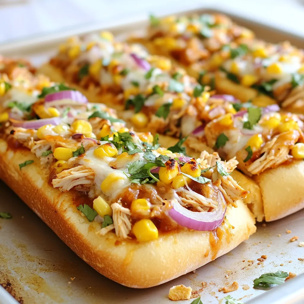 BBQ Chicken French Bread Pizza Simple and Tasty Dish