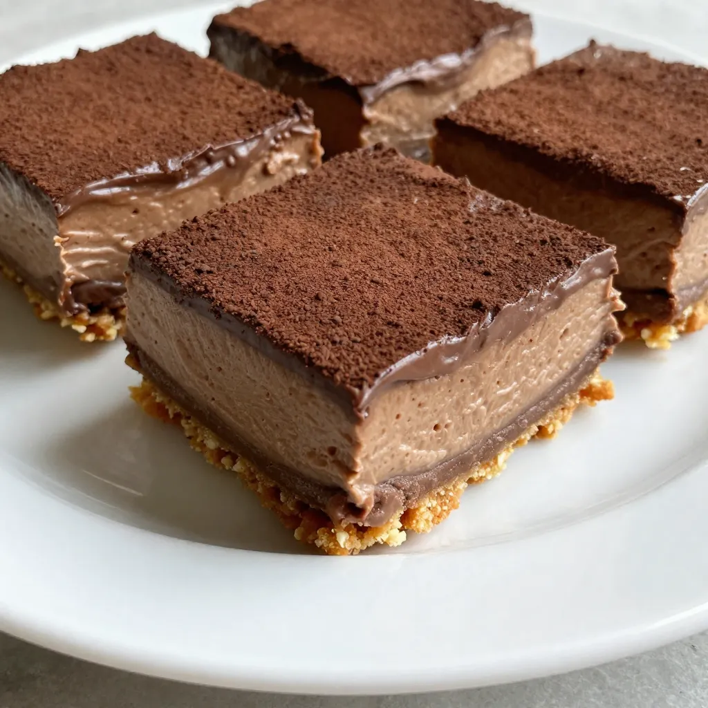 Nutella Cheesecake Bars Creamy and Decadent Delight