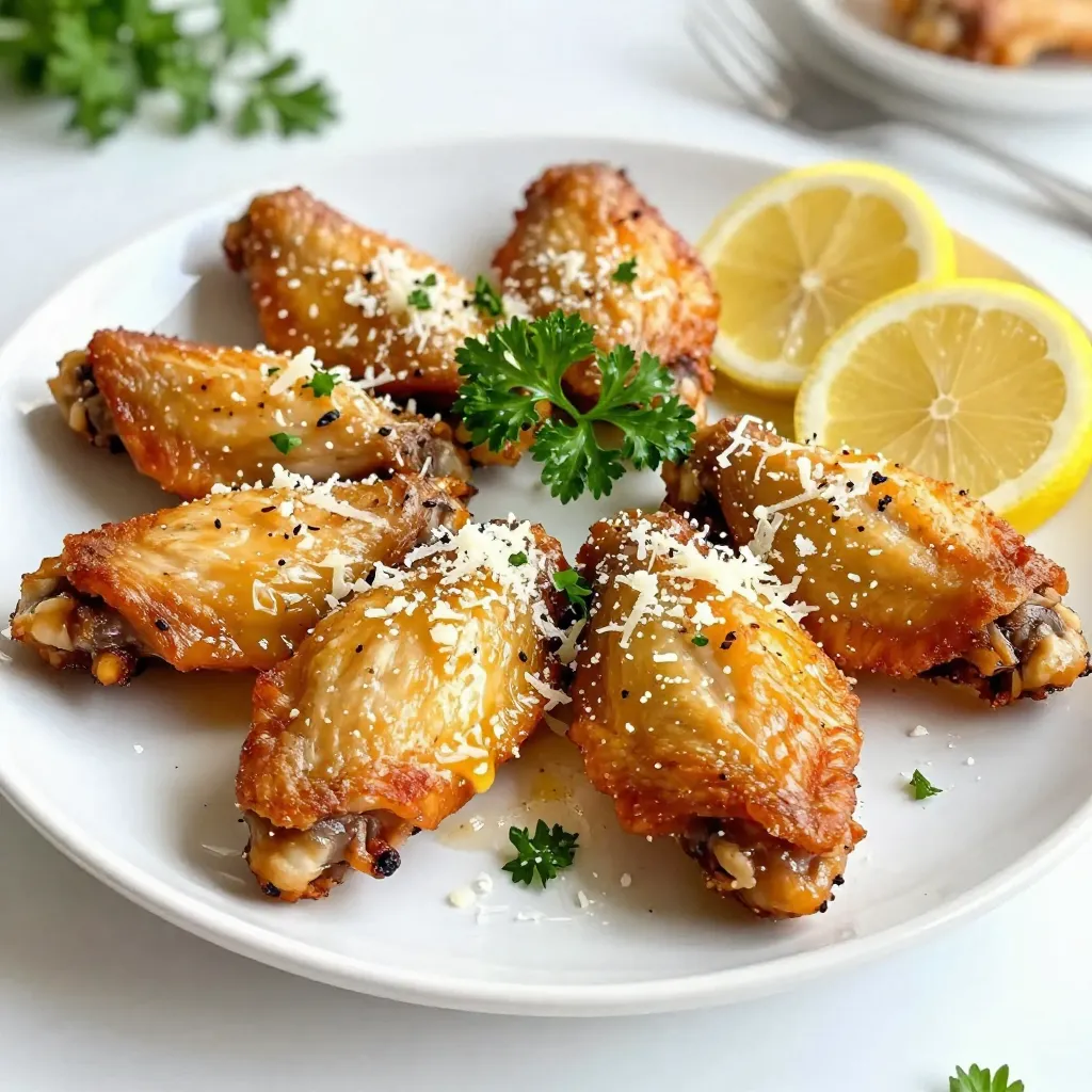 Garlic Parmesan Chicken Wings Tasty and Simple Recipe