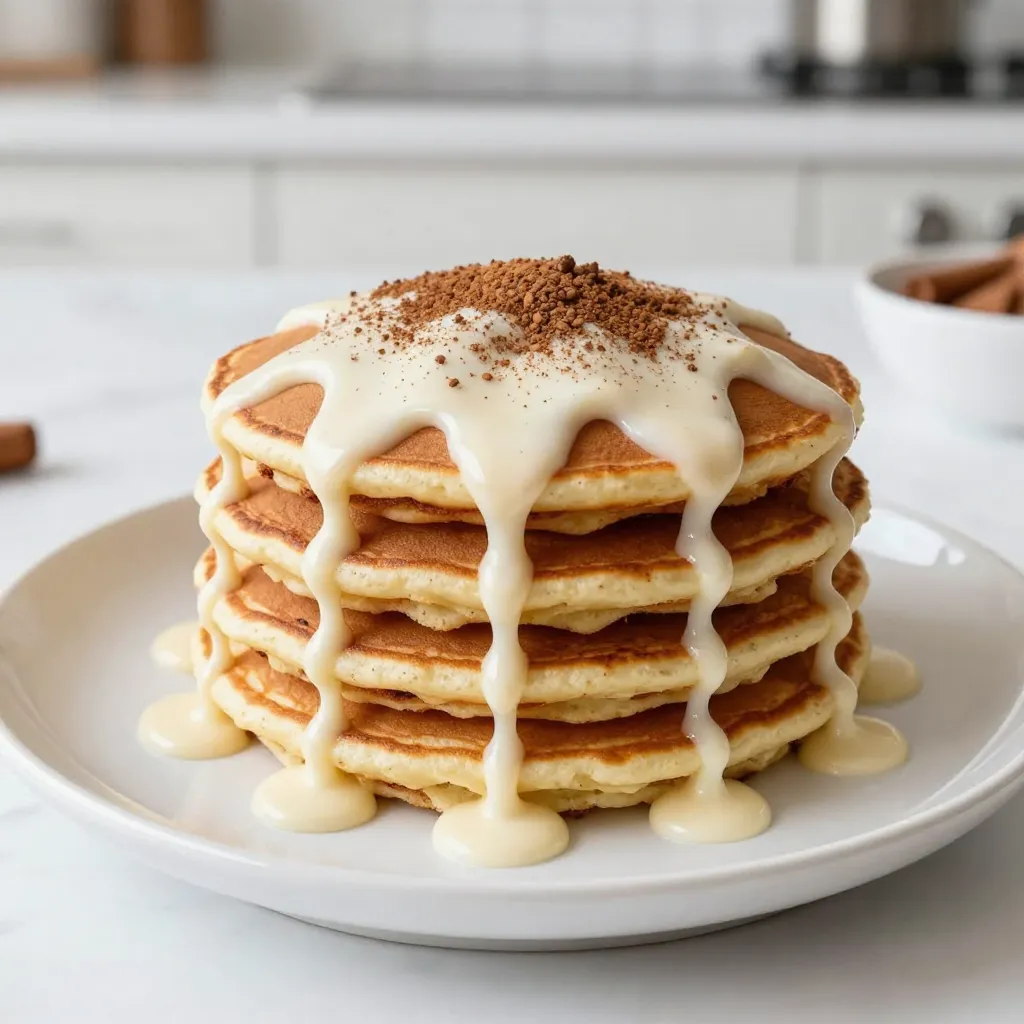 Cinnamon Roll Pancakes Delightful Breakfast Treat